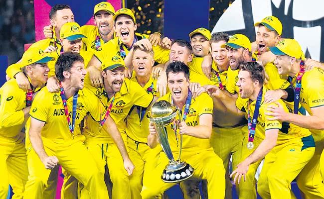 Cricket Australia celebrates sixth Men's WC victory